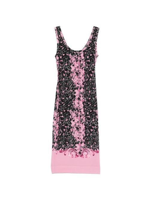 Abito donna midi con stampa Versace jeans Couture | 80HAO9P6JS546499